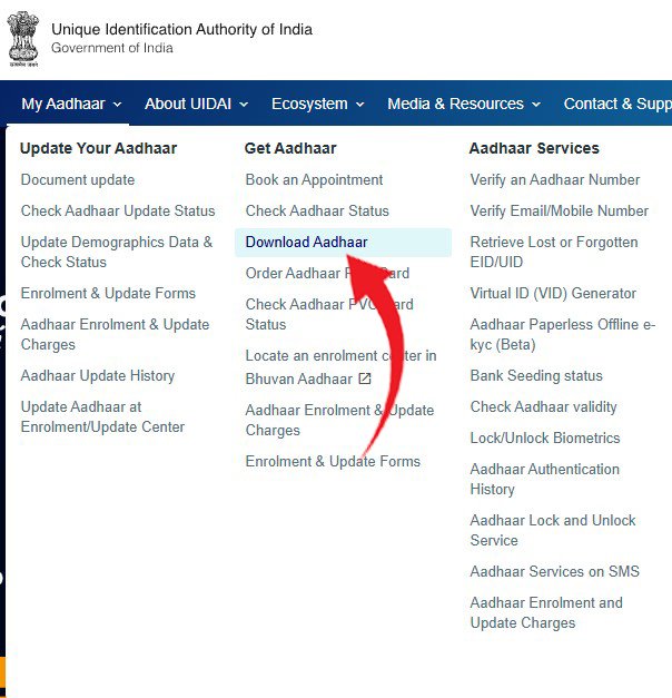 Aadhar Card Download Kaise Karen