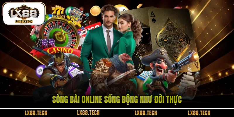 Sòng bài online sống động như đời thực