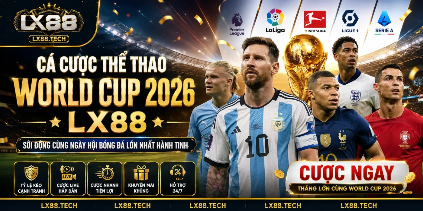 chuyên mục cá cược thể thao World Cup 2026 LX88